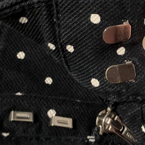 Tommy Hilfiger Navy and White Polka Dot Shorts Women's Size 12 - Picture 4 of 8